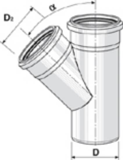 Bild von Hochschallschutz - Abzweiger 45°